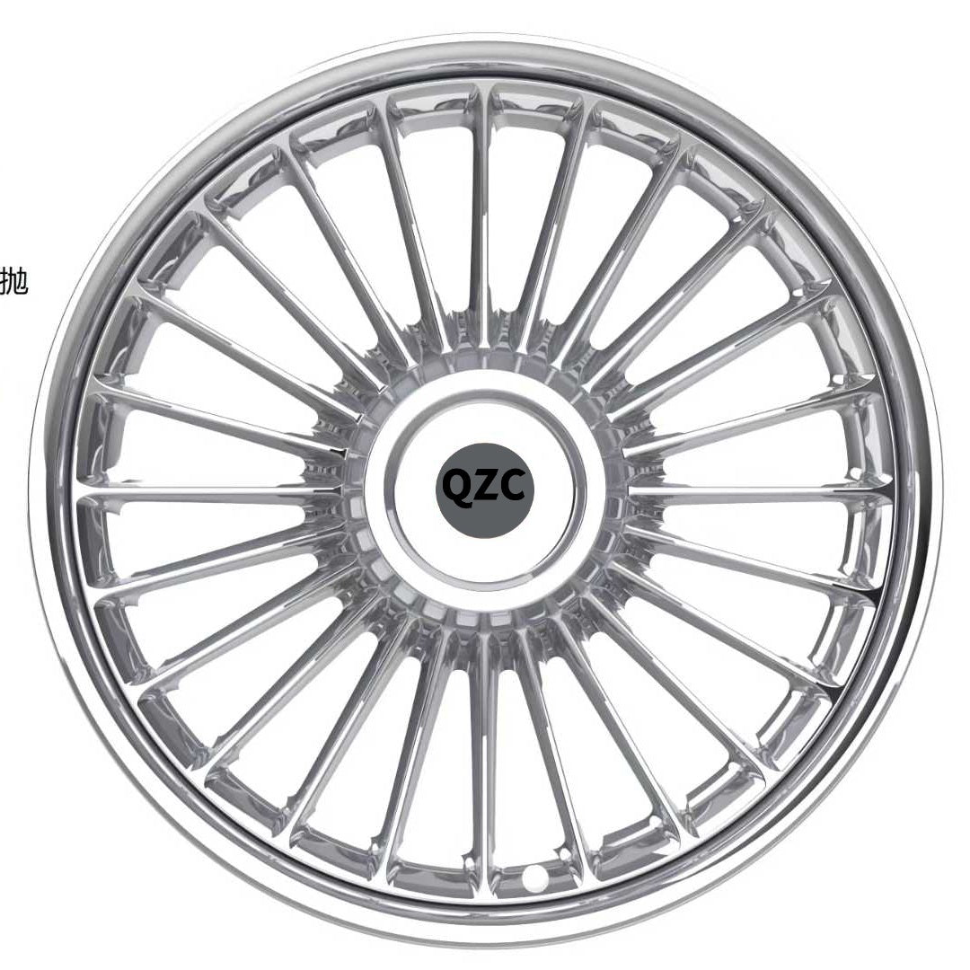 Two piece forged wheel hub